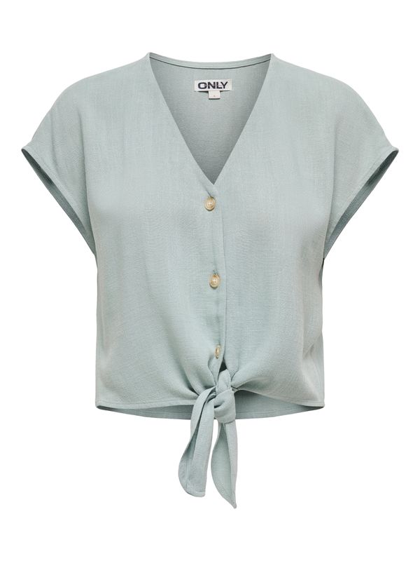 ONLSIESTA SS KNOT LIN BL SHIRT PNT NOOS