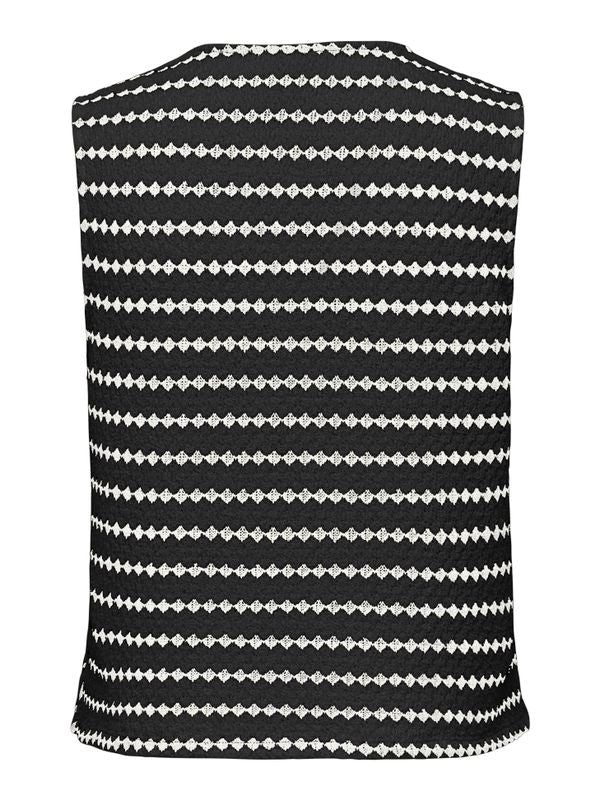 ONLEVA S/L SHORT STRIPE VEST JRS