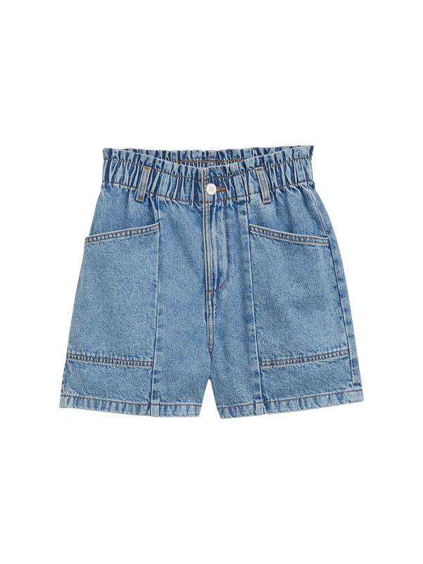 Paperbag Jeans Shorts