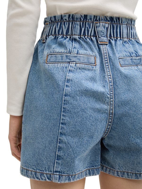 Paperbag Jeans Shorts