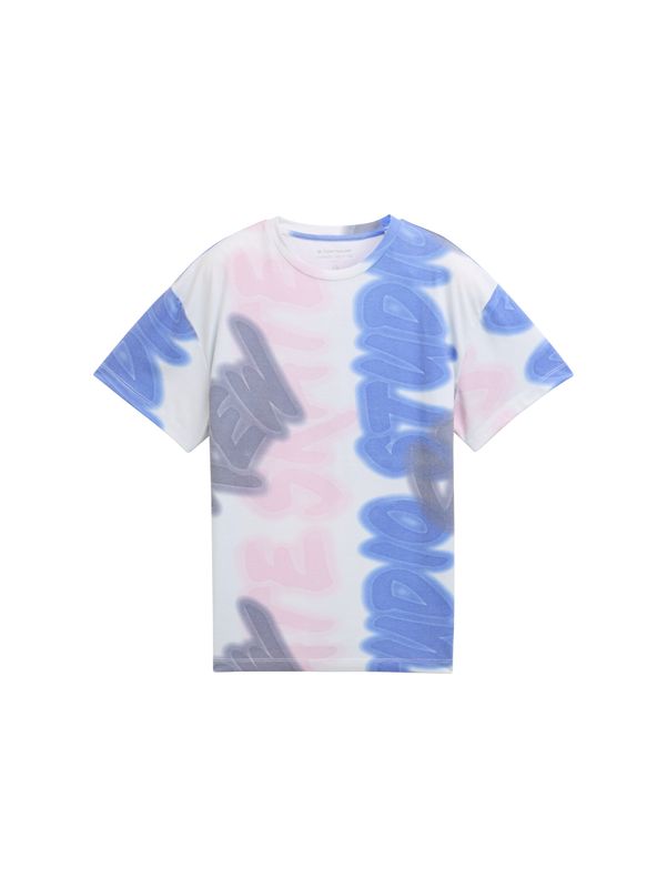 Oversize T-Shirt mit Allover-Print