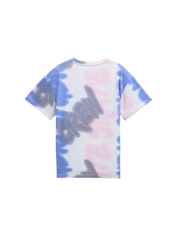 Oversize T-Shirt mit Allover-Print
