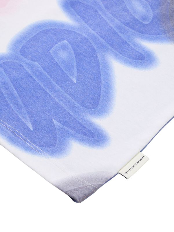 Oversize T-Shirt mit Allover-Print