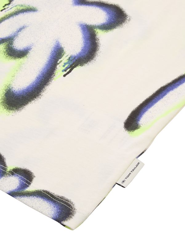 Oversize T-Shirt mit Muster