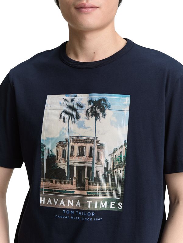 T-Shirt mit Foto-Print