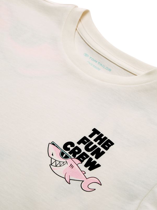 Oversize T-Shirt mit Print