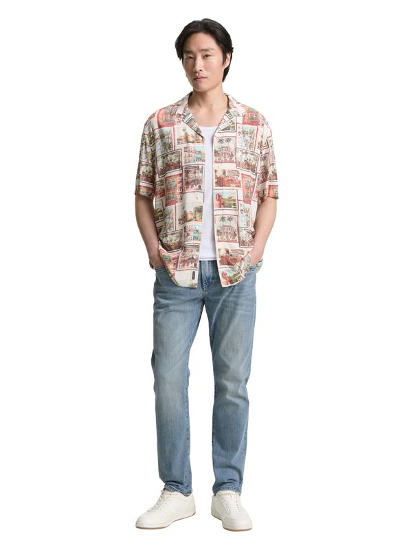 Regular Fit Kurzarmhemd im Hawaii-Look