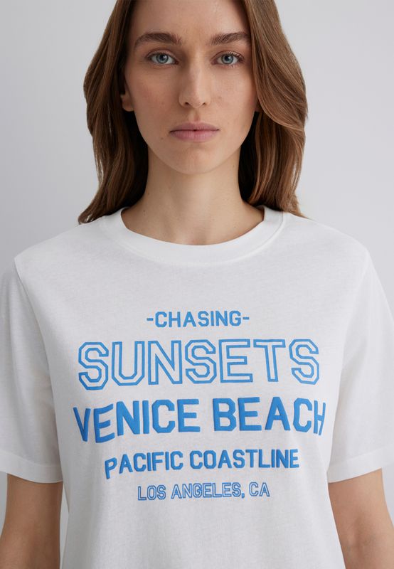 SLOGAN PRINTED GRAPHIC T-SHIRT