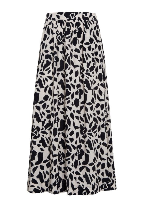 WOVEN MIDI SKIRT