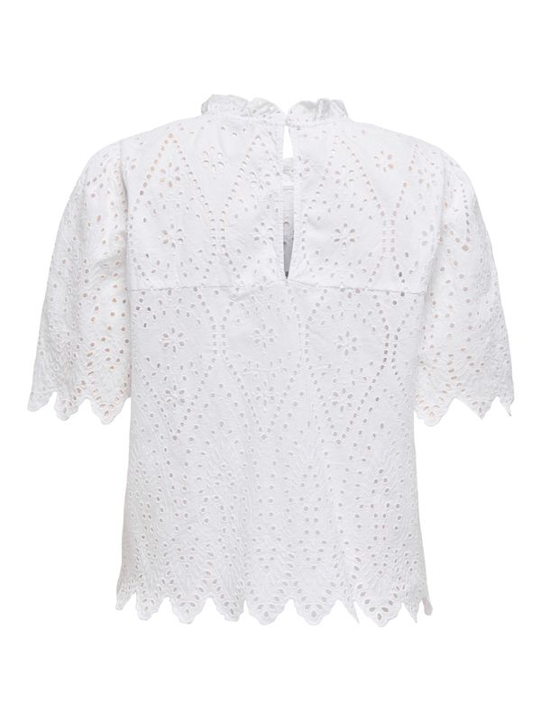 ONLNYLA TULUM EMB SS TOP WVN