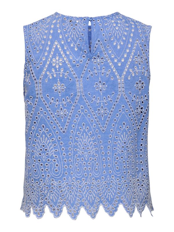 ONLTULUM SL EMB TOP WVN