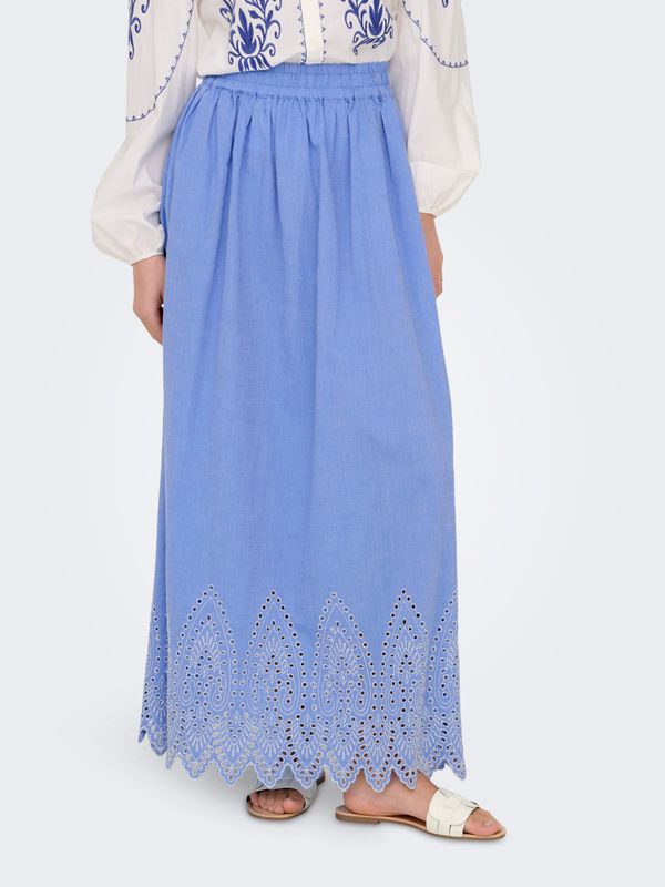 ONLTULUM EMB MAXI SKIRT WVN