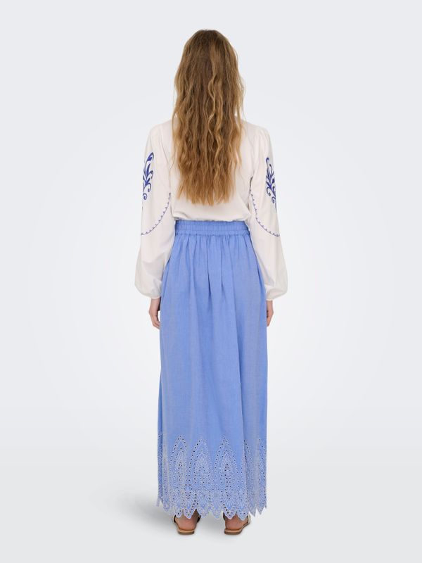 ONLTULUM EMB MAXI SKIRT WVN