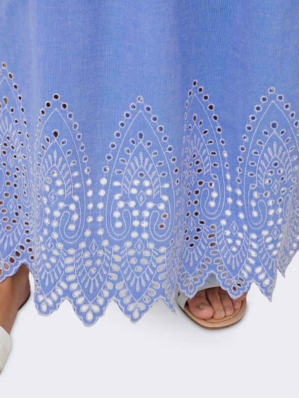 ONLTULUM EMB MAXI SKIRT WVN