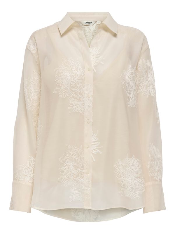 ONLOREGON ANNA LIFE LS EMB SHIRT WVN