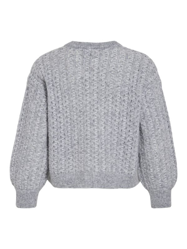 VIRYLEIGH O-NECK L/S KNIT TOP