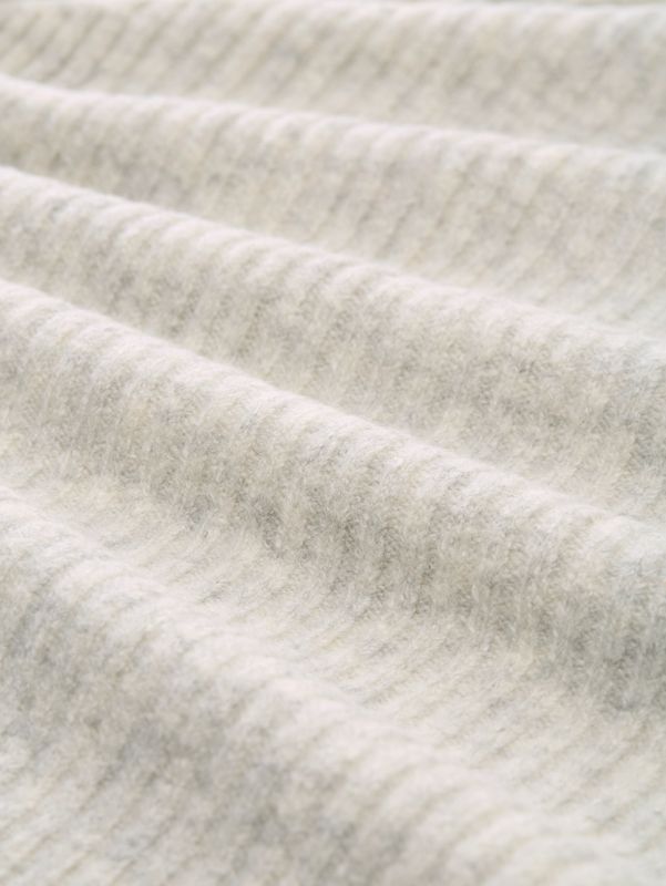 Relaxed Fit Strickpullover mit Stehkragen