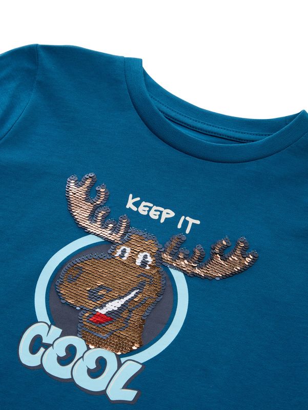 Langarmshirt mit Wendepailletten