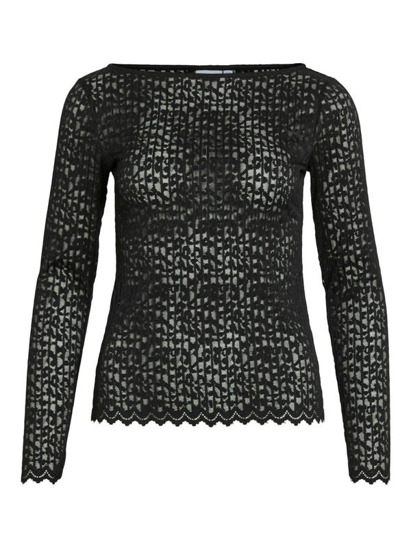 VIROMINA BOATNECK L/S TOP/TES