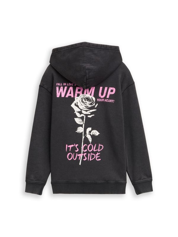 Oversize Hoodie Sweatshirt mit Rückenprint