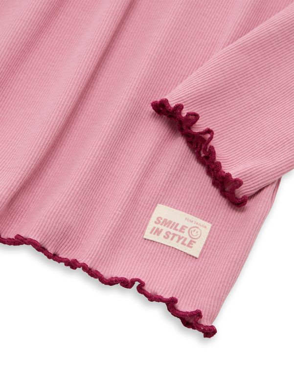 Basic Ripp Langarmshirt