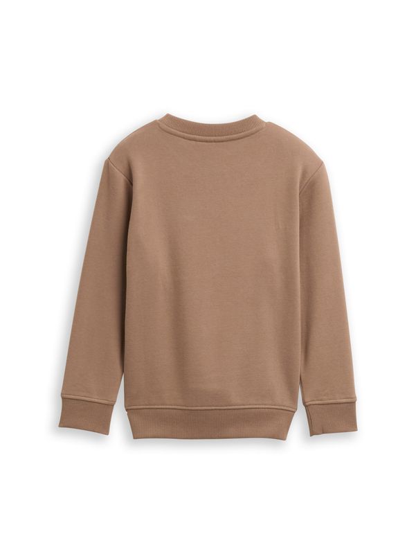 Basic Sweatshirt mit Print