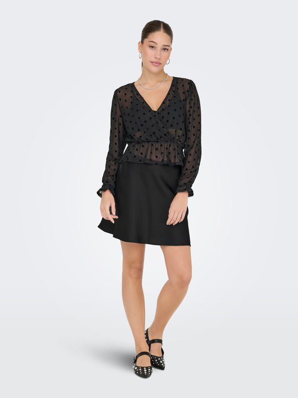 ONLMIKA VIS SATIN SHORT SKIRT WVN