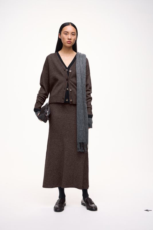 VIRIL ANKLE KNIT SKIRT - NOOS