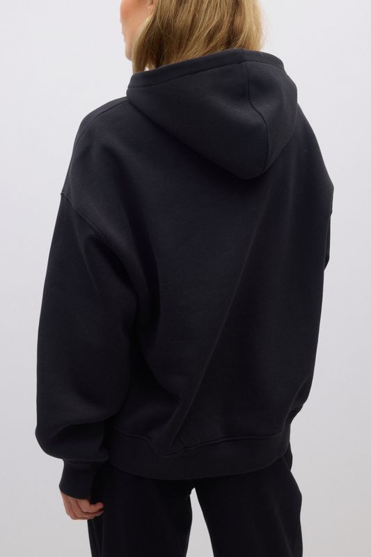 oversized printed hoodie