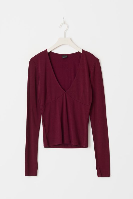 soft touch v-neck top