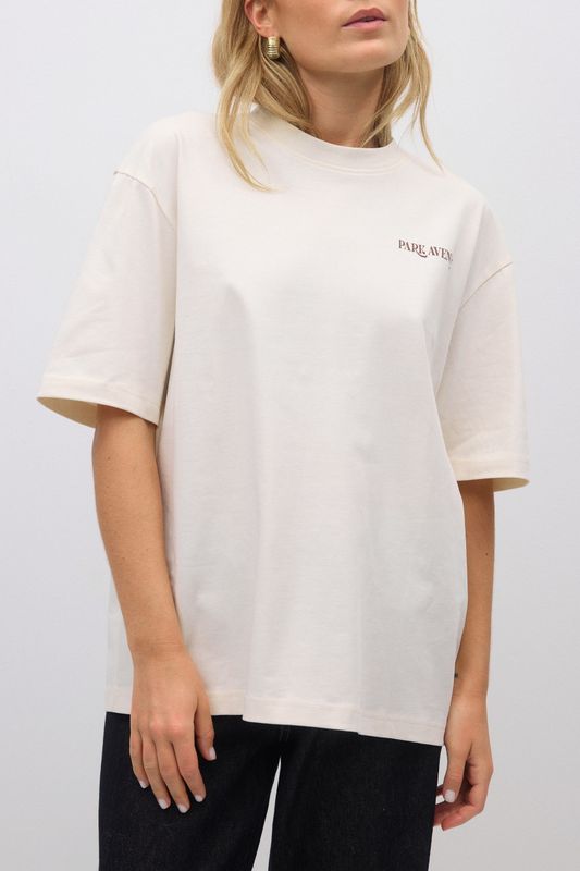 Printed oversized tee