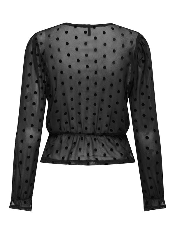 ONLJULIET L/S WRAP TOP BOX JRS