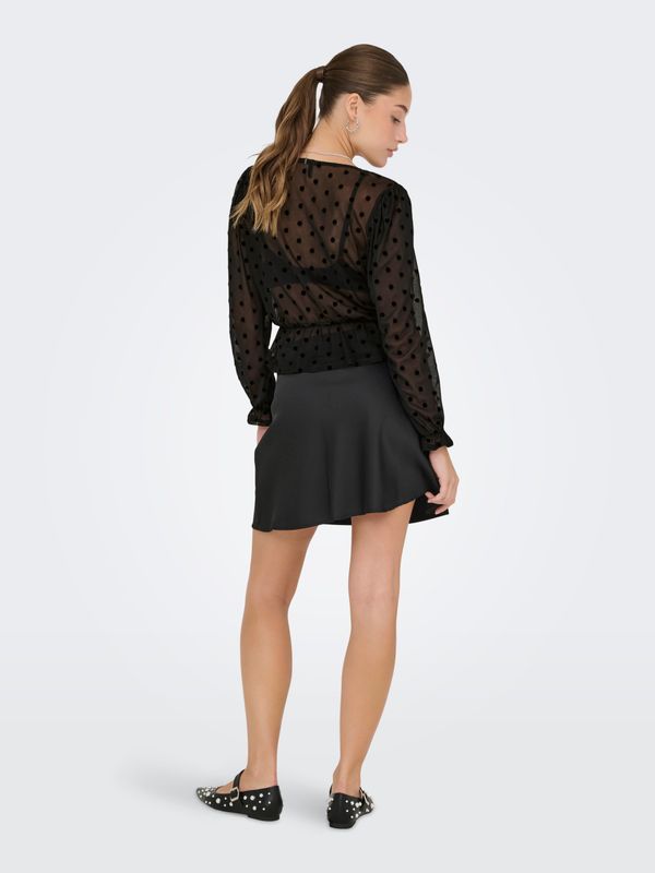 ONLJULIET L/S WRAP TOP BOX JRS