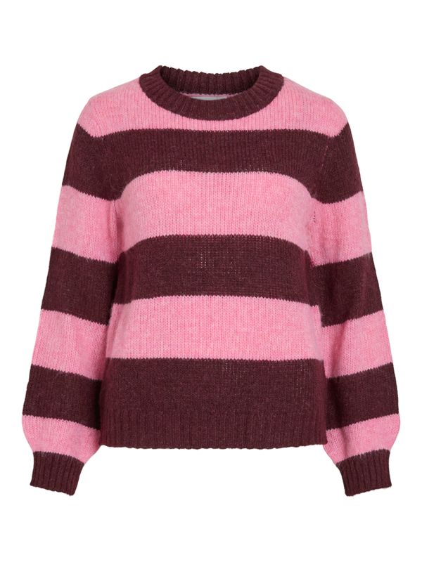 VIPOLANA NEW L/S STRIPE KNIT TOP