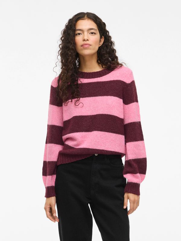 VIPOLANA NEW L/S STRIPE KNIT TOP