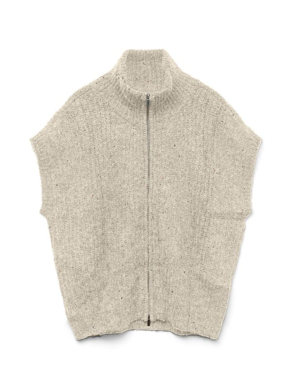 VMSALTY HIGHNECK ZIPPER VEST