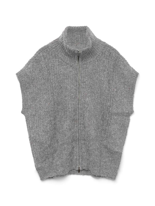 VMSALTY HIGHNECK ZIPPER VEST