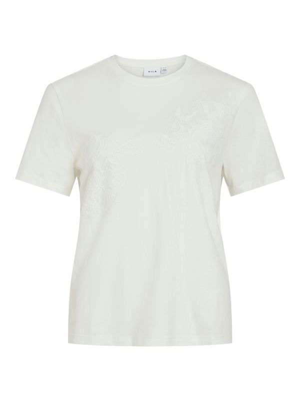 VISYBIL LACE O-NECK S/S TOP