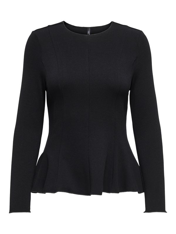 ONLKENYA L/S PEPLUM TOP JRS NOOS