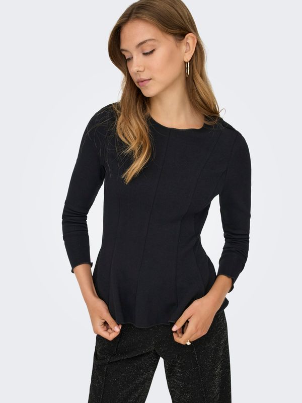 ONLKENYA L/S PEPLUM TOP JRS NOOS