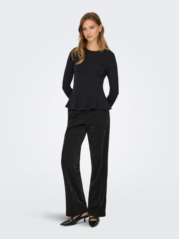 ONLKENYA L/S PEPLUM TOP JRS NOOS