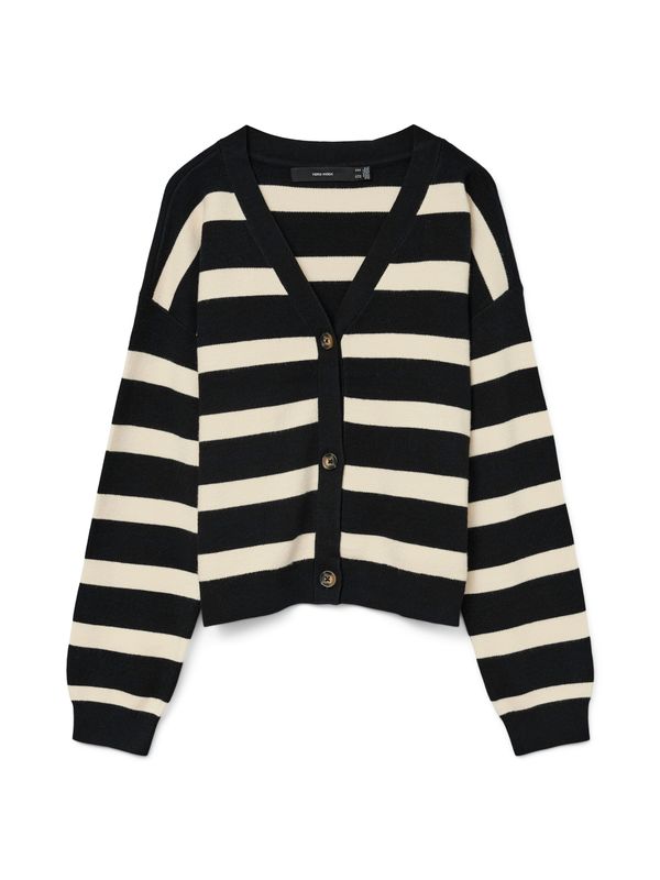 VMSABA FULL NEEDLE LS V-NECK CARDI NOOS