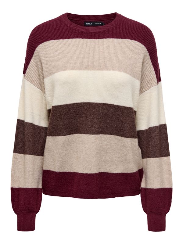 ONLATIA L/S STRIPE PULLOVER KNT NOOS