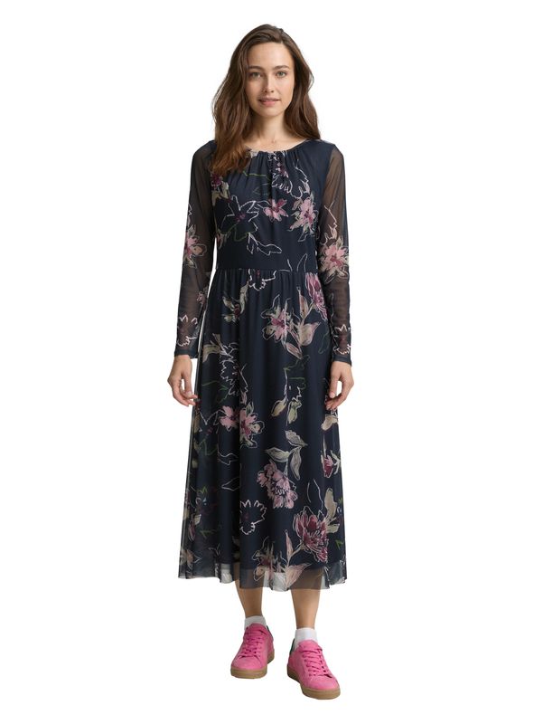 Meshkleid mit Muster