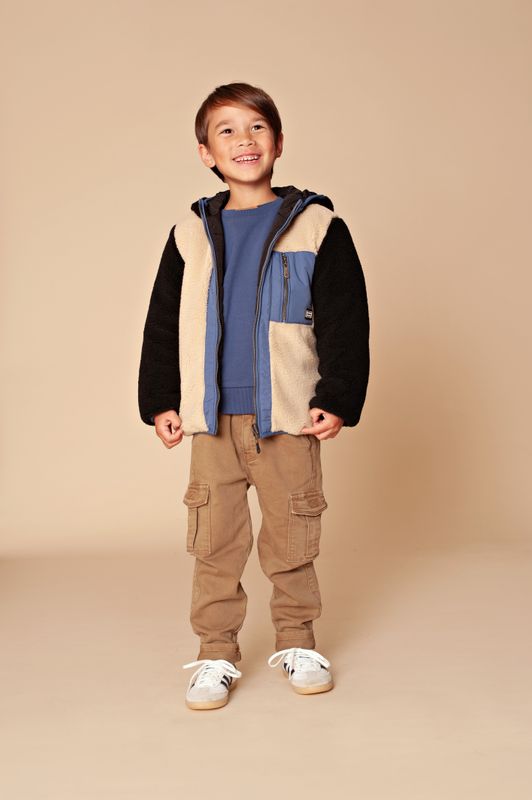 Boys Winter Teddy Jacket Reversible