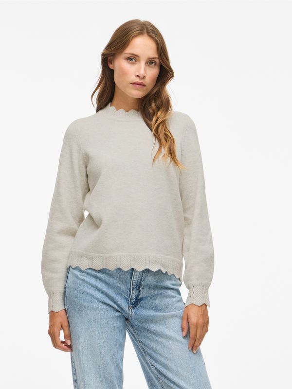 VINIKOLINA O-NECK L/S KNIT TOP - NOOS
