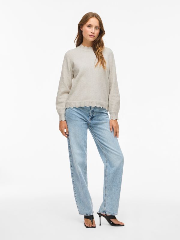 VINIKOLINA O-NECK L/S KNIT TOP - NOOS