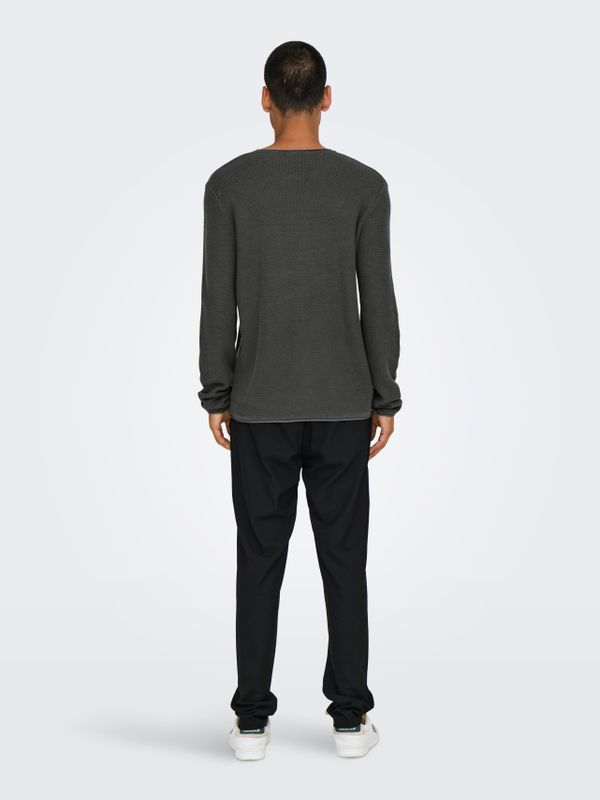 ONSERIC REG 12 STRUC CREW KNIT NOOS