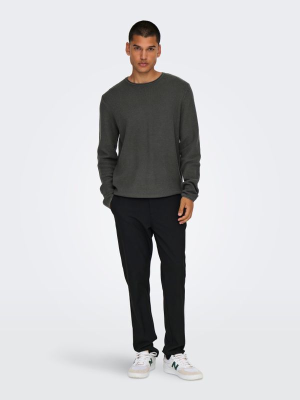 ONSERIC REG 12 STRUC CREW KNIT NOOS