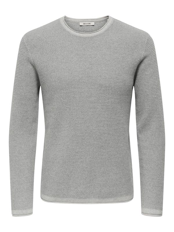ONSERIC REG 12 STRUC CREW KNIT NOOS